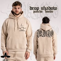 Image 2 of Drop Shadow Pancho Hoodie x Tan