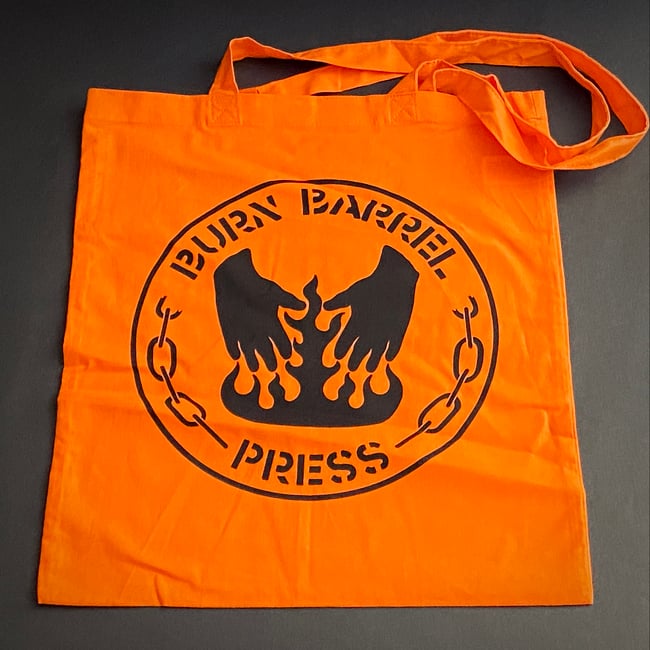Burn Barrel Chain Tote Bag