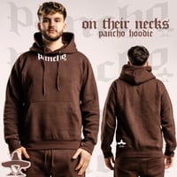 On Their Necks Pancho Hoodie x Brown