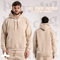 Image 1 of On Their Necks Pancho Hoodie x Tan