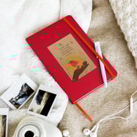 Image 4 of Brave Enough Hardcover Journal (Black, Navy, Red)