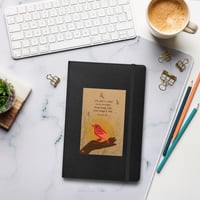 Image 3 of Brave Enough Hardcover Journal (Black, Navy, Red)