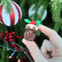 Image 1 of Xmas Pudding Acorn Baby