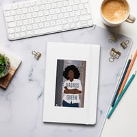 Image 2 of Badass Warrior Queen Hardcover Journal (Black, Navy, Red, Gray, White)