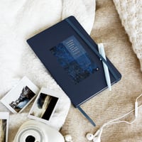 Image 4 of Urban Blueprints Hardcover Journal (Navy, Blue)
