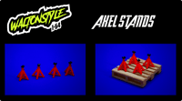 Image 1 of 1/64 resin axle stands 