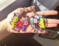 Image 3 of PREORDER Gravity Falls Acrylic Epoxy Keychains