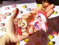 Image 3 of Hazbin hotel Acrylic Keychains