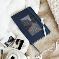 Image 1 of Healing Hardcover Journal (Navy, Blue, Gray, White)