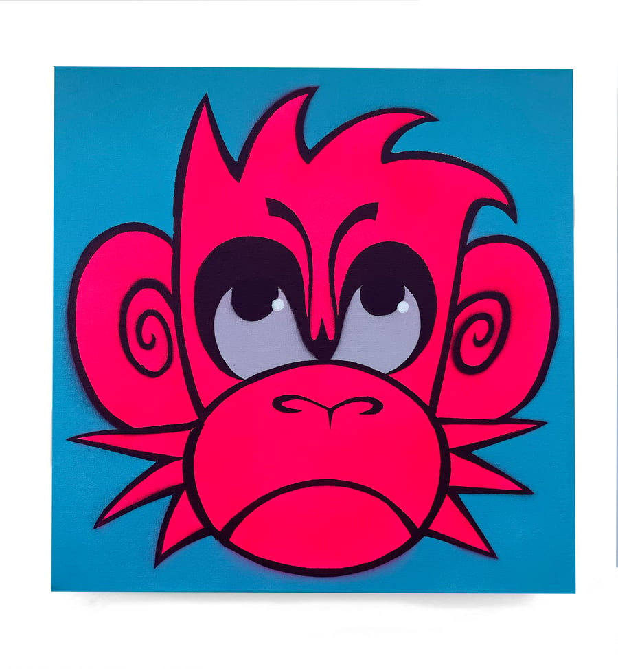 Image of 'Fluoro Mo (Pink)' by Mighty Monkey