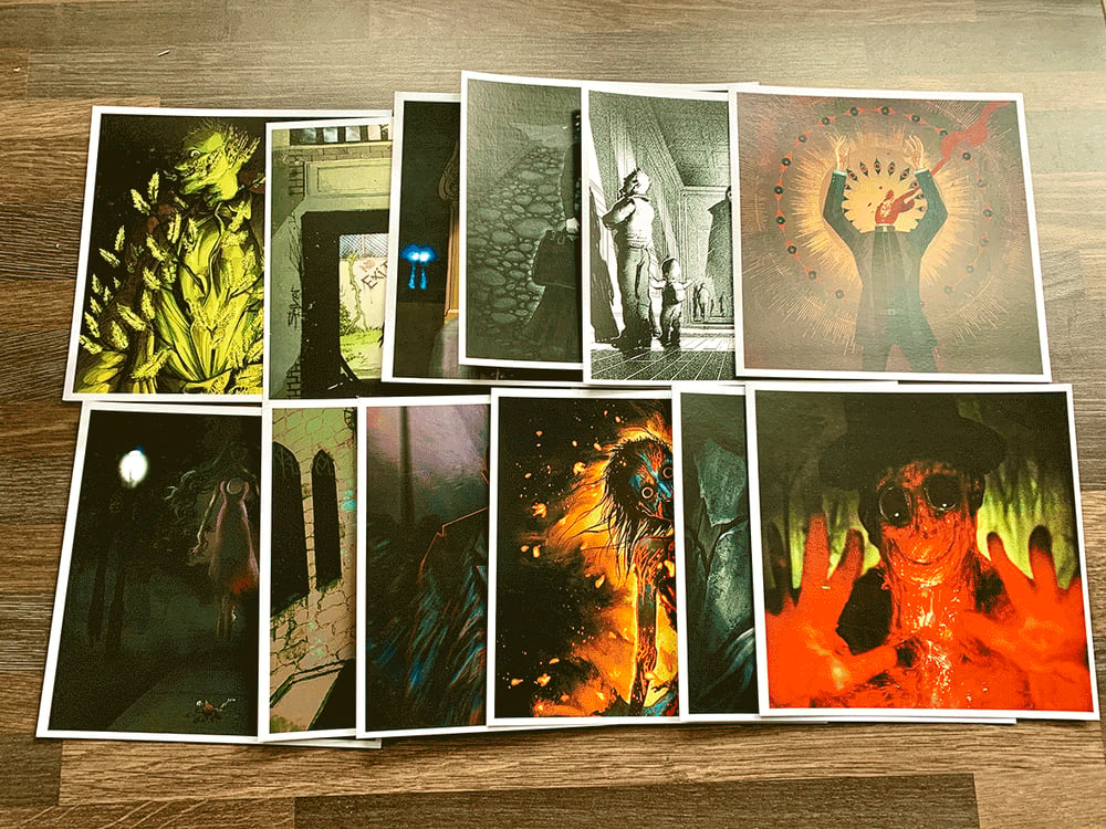 Image of Photoghasts : Complete set of 12 x Artist Prints