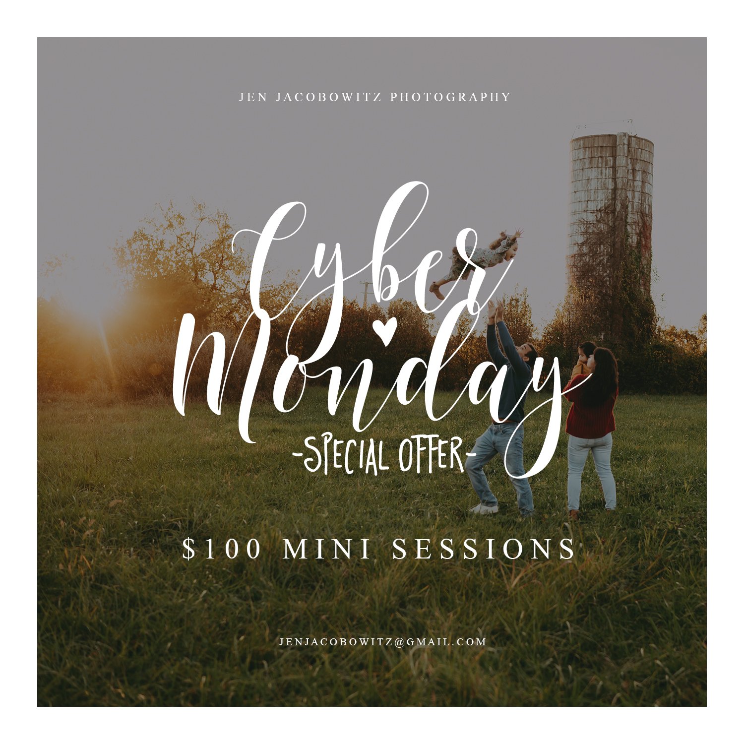 Image of CYBER MONDAY MINI SESSION SALE