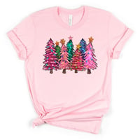 Image 1 of Pink Christmas Trees