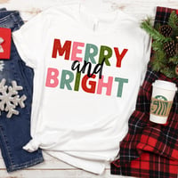 Image 1 of Merry and Bright WHITE