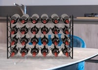 Image 4 of  4 Tier 3-in-1 36 Bottles Wine Storage Rack 