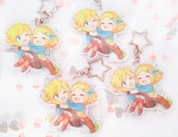 Image 4 of PREORDERS Zelda and Link Acrylic Keychains