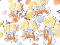 Image 2 of PREORDERS Zelda and Link Acrylic Keychains