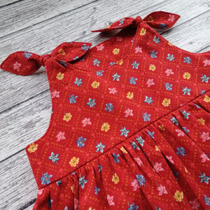 Image of The Lowri Dress- Vintage Red