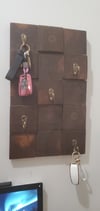 Rustic Chic Hardwood Key Holder