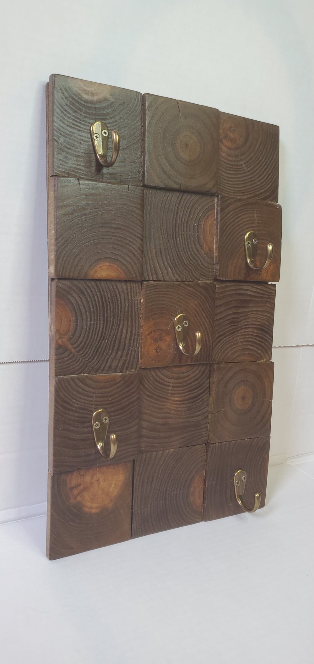 Rustic Chic Hardwood Key Holder