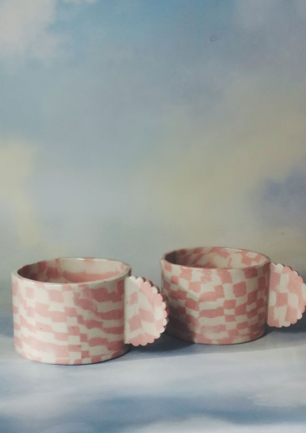 Image of Pink Nerikomi Mug 