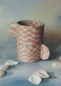 Image 4 of Pink Nerikomi Mug 