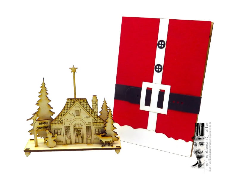 Image of Jolly Cottage Christmas Card Kit