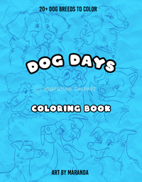 Image 1 of Dog Days Coloring Book