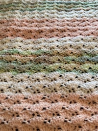 Image 2 of Pink, White, Multi Baby Blanket