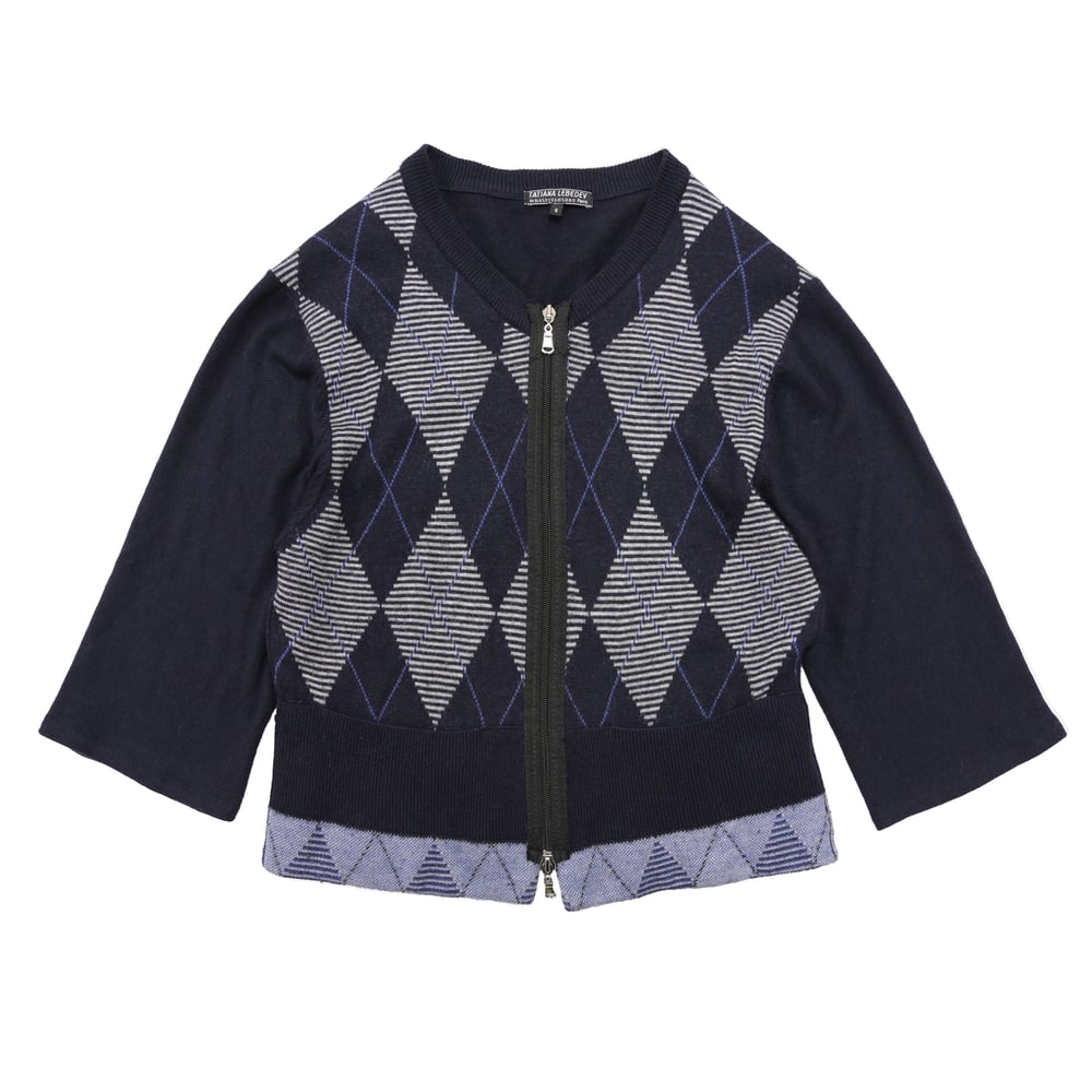 Image of  RETRO DIAMOND WOOL VEST 80's