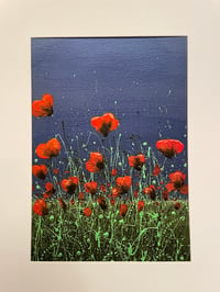 Image 3 of One-off signed print of 'Poppy Fields'