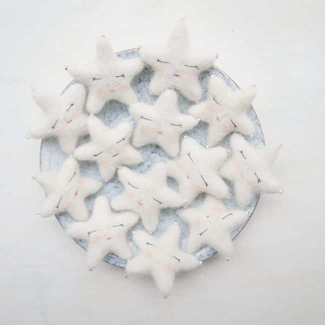 sleepy star ornament