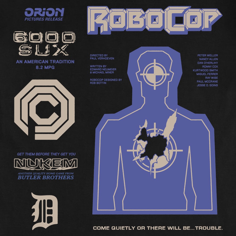 Bred Press Online Store — Robocop (1987) Shirt by Bill Connors