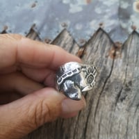 Image 4 of Silver Wrap Ring 2, US 9