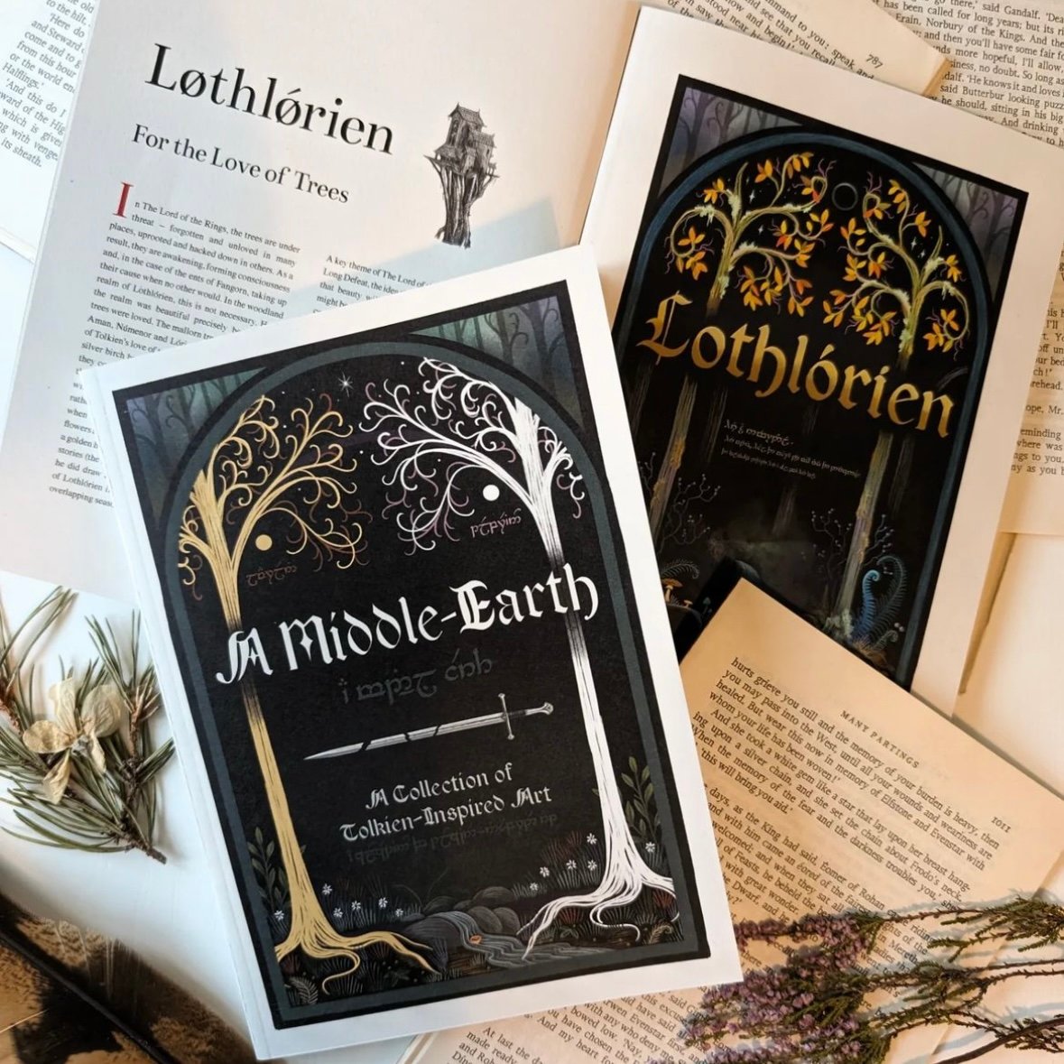 A MIDDLE-EARTH: A Collection of Tolkien-Inspired Art *SECOND PRINTING ...
