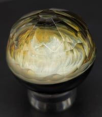 Image 2 of Faceted Fume Wigwag Marble Collab #1