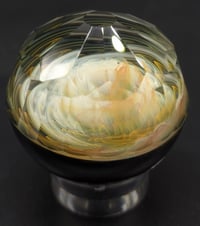 Image 4 of Faceted Fume Wigwag Marble Collab #1