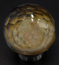 Image 2 of Faceted Fume Wigwag Marble Collab #2
