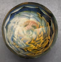Image 1 of Faceted Fume Wigwag Marble Collab #3
