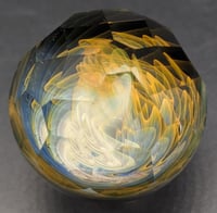 Image 4 of Faceted Fume Wigwag Marble Collab #3