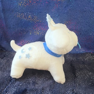 Icy Comet Star Puppy Plush