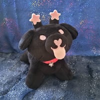 Image 1 of Black Hole Star Puppy Plush 