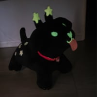 Image 5 of Black Hole Star Puppy Plush 