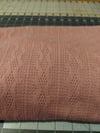 Dusty Pink Pointelle Sweater Fabric