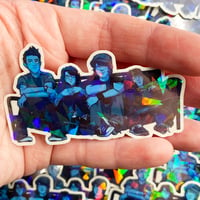 Image 1 of Fall Out Boy Take This To Your Grave 3in Holographic Sticker