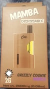 Grizzly cookies 2g disposable cart 