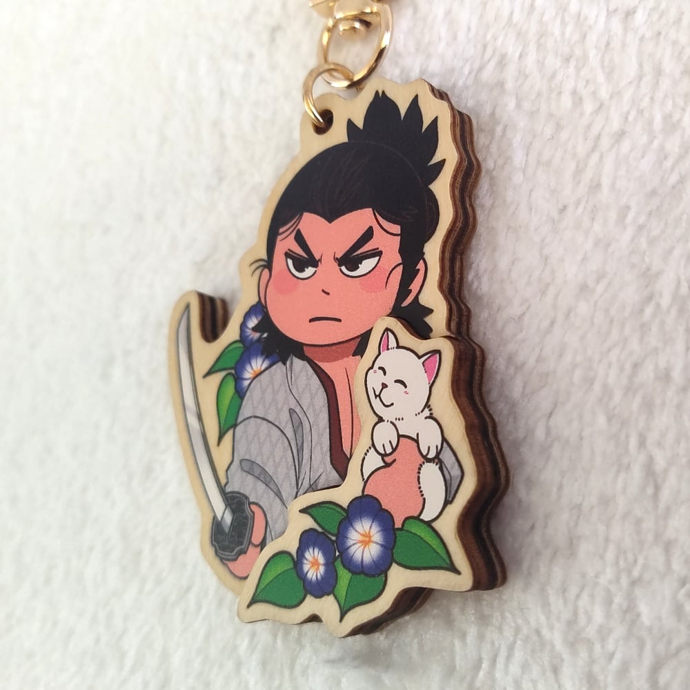 Ryoma Kitty Wooden Charm