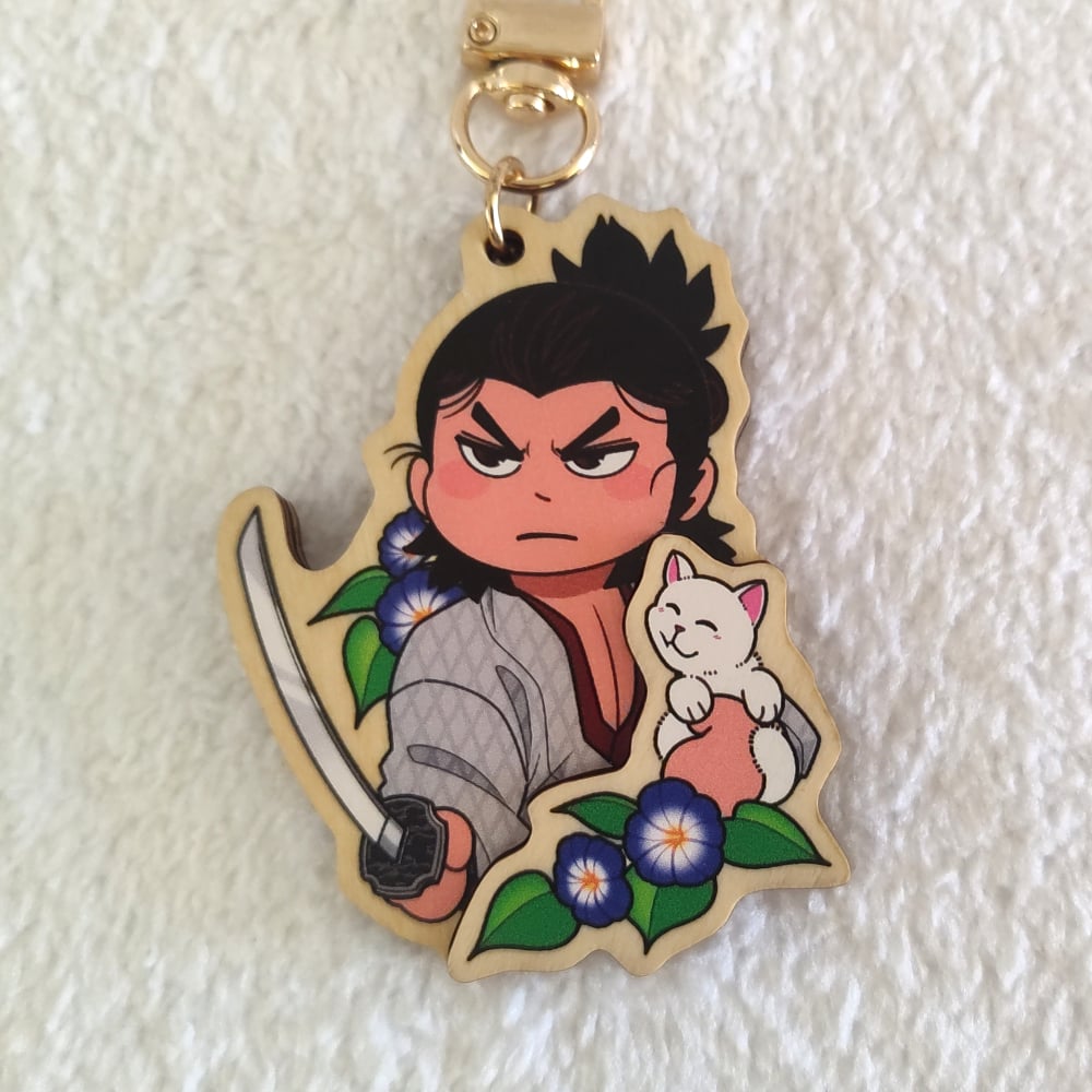 Ryoma Kitty Wooden Charm