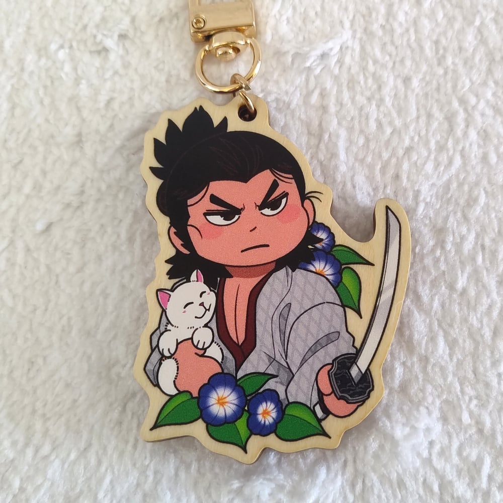 Ryoma Kitty Wooden Charm