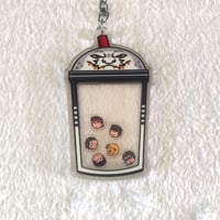 Image 4 of Boba Boys Acrylic Shaker Charm